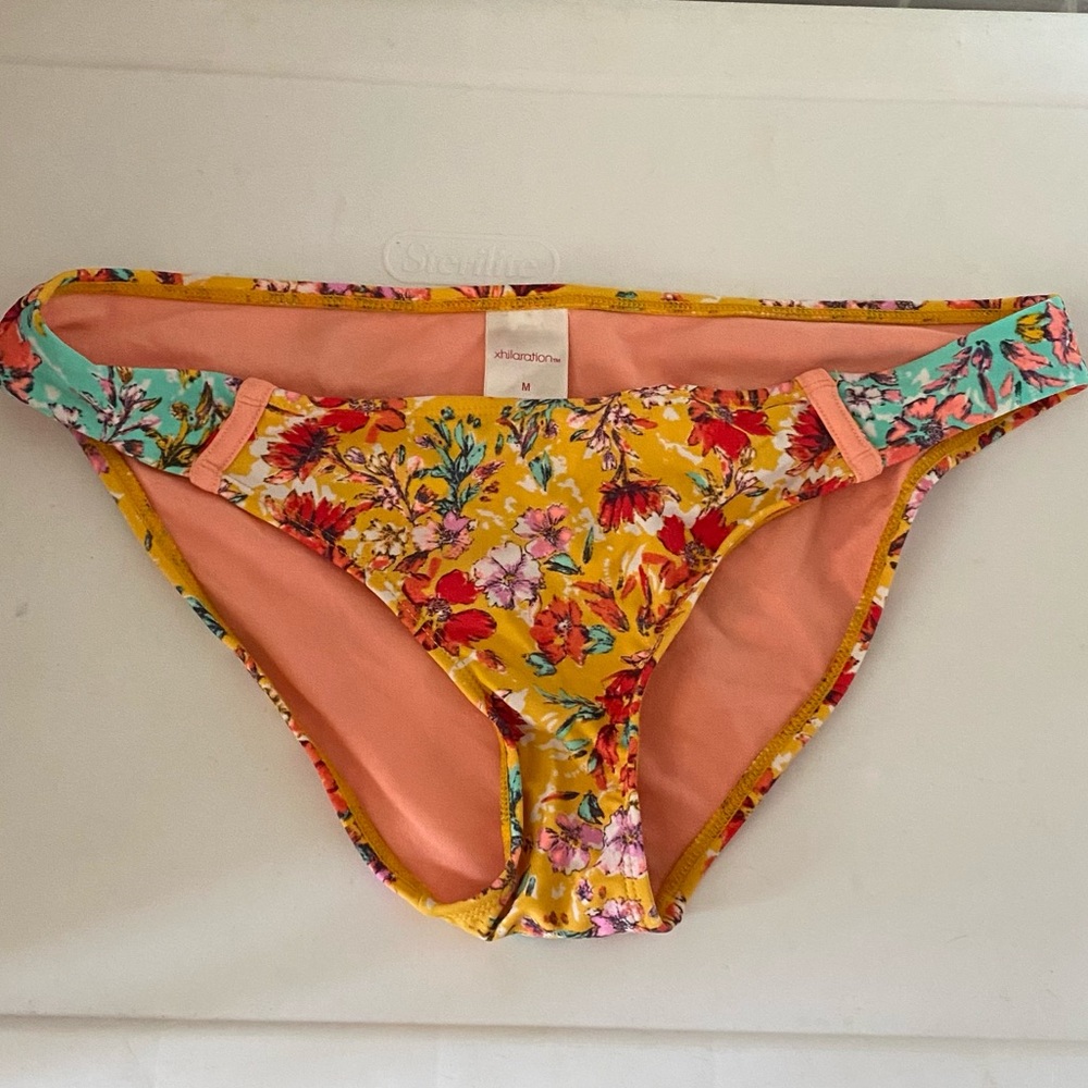 Floral Print Bikini Bottoms